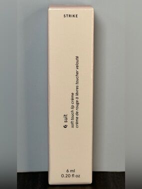 Glossier Soft Touch Lip Crème (Strike) NIB 6 ml / 0.20 fl oz